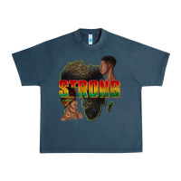 Midnight Navy strong with glitter Urban Heavy Tee - texasbilliewilder