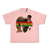 Salmon strong with glitter Urban Heavy Tee - texasbilliewilder