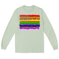 Matcha lgbtq and usa flag Long Sleeve Tee - Zillion Design Studio