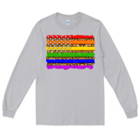 Moon Dust lgbtq and usa flag Long Sleeve Tee - Zillion Design Studio