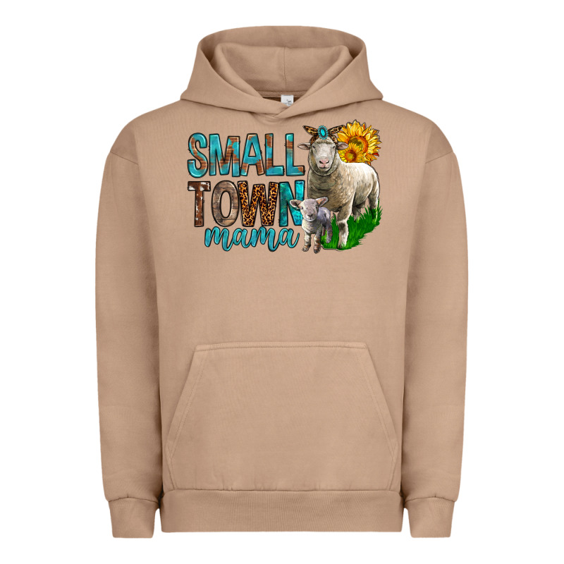 Small Town Mama With Sheeps Urban Hoodie by BundleAndBundleShop | Teevron