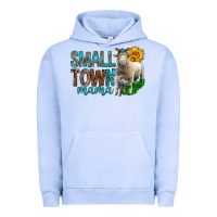 Pigment Grape Ice Small Town Mama With Sheeps Urban Hoodie - BundleAndBundleShop