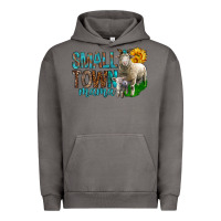 Pigment Tornado Small Town Mama With Sheeps Urban Hoodie - BundleAndBundleShop