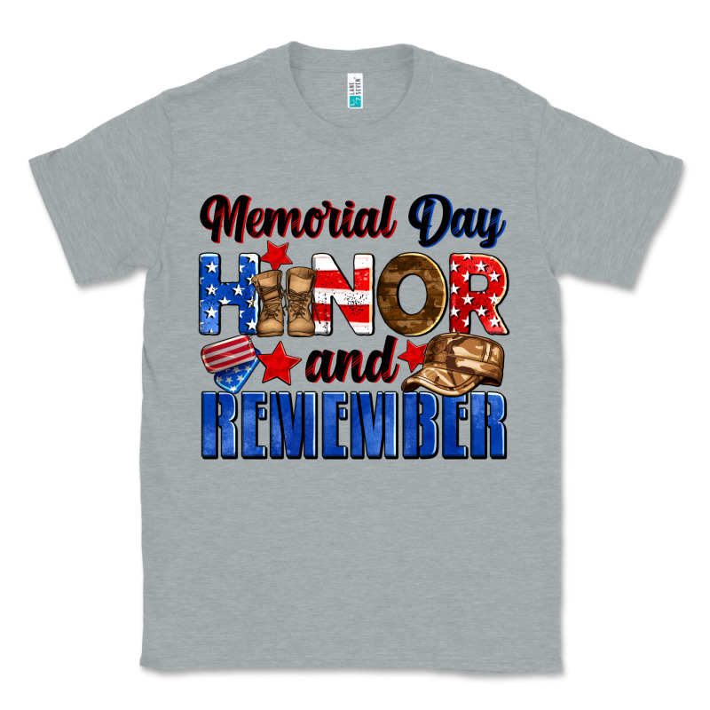 Memorial Day Honor And Remember Classic Tee by Neo Western | Teevron