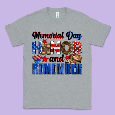 Memorial Day Honor And Remember Classic Tee Designed By Neo Western