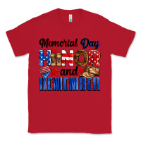 Red Memorial day honor and remember Classic Tee - Neo Western