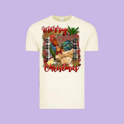 Vintage Tee Merry Cluckin' Christmas
