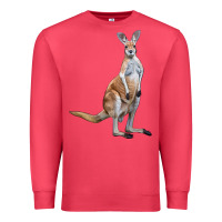 Cardinal kangaroo Premium Sweatshirt - LillyAllenDesigns
