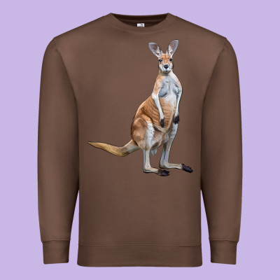 Kangaroo Premium Sweatshirt Designed By Lillyallendesigns