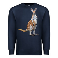 Navy kangaroo Premium Sweatshirt - LillyAllenDesigns
