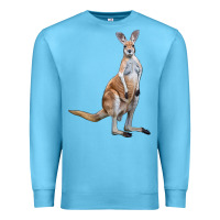 Ocean Blue kangaroo Premium Sweatshirt - LillyAllenDesigns