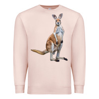 Pale Pink kangaroo Premium Sweatshirt - LillyAllenDesigns