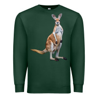 Sports Green kangaroo Premium Sweatshirt - LillyAllenDesigns