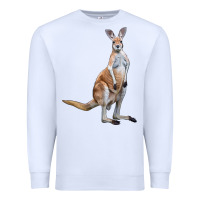 White kangaroo Premium Sweatshirt - LillyAllenDesigns