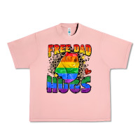 Salmon free dad hugs Urban Heavy Tee - Zillion Design Studio