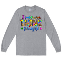 Heather Grey i can't even think straight Long Sleeve Tee - Zillion Design Studio