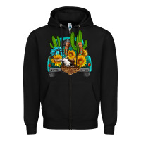 Black western truck Horseshoe Zipper Hoodie - HRA Design Shop