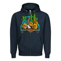 Western Truck Horseshoe Zipper Hoodie | Teevron