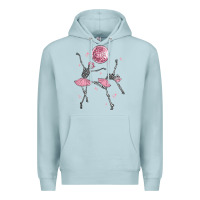 Blue Mist skeleton ballerina Premium Hoodie - MaliasSmallBusiness