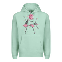 Seafoam skeleton ballerina Premium Hoodie - MaliasSmallBusiness