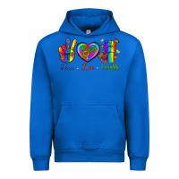 Cobalt Peace Love Equality Urban Hoodie - BundleAndBundleShop