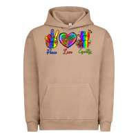 Pigment Burro Peace Love Equality Urban Hoodie - BundleAndBundleShop