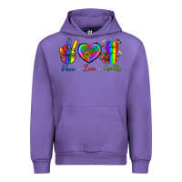 Tulip Peace Love Equality Urban Hoodie - BundleAndBundleShop