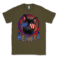 Army Green Meowica Classic Tee - Neo Western