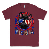 Burgundy Meowica Classic Tee - Neo Western