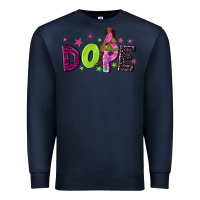 Navy dope with afro black woman Premium Sweatshirt - NancyCooperArtShop