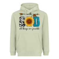 Matcha with god all things are possible Heavyweight Hoodie - Artiststas
