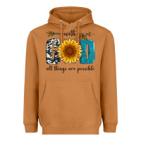 Meerkat with god all things are possible Heavyweight Hoodie - Artiststas