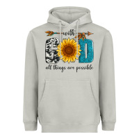 Moon Dust with god all things are possible Heavyweight Hoodie - Artiststas
