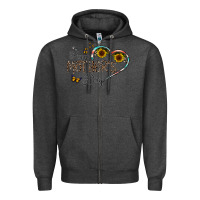 Charcoal Heather happy mother's day Zipper Hoodie - CowhideDigitalArt