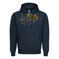 Navy happy mother's day Zipper Hoodie - CowhideDigitalArt