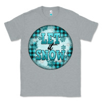 Heather Grey let it snow Classic Tee - FaDigitalArtStudio