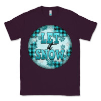 Plum let it snow Classic Tee - FaDigitalArtStudio