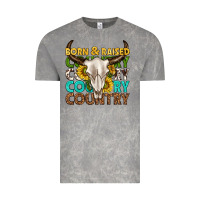 Cloud Rock born and raised country western Vintage Tee - texasbilliewilder