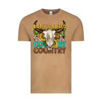Vintage Camel born and raised country western Vintage Tee - texasbilliewilder