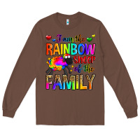 Chestnut i am the rainbow sheep of the family Long Sleeve Tee - Zillion Design Studio