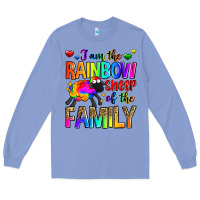 Colony Blue i am the rainbow sheep of the family Long Sleeve Tee - Zillion Design Studio