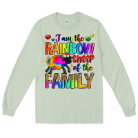 Matcha i am the rainbow sheep of the family Long Sleeve Tee - Zillion Design Studio