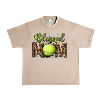 French Oak blessed mom with tennis and daisy Urban Heavy Tee - texasbilliewilder