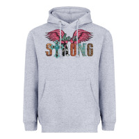 Heather Grey she is strong Heavyweight Hoodie - Artiststas