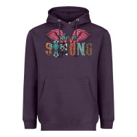 Plum she is strong Heavyweight Hoodie - Artiststas