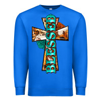 True Royal blessed cross Premium Sweatshirt - BarkalooDesign