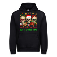 Black When Your Dead Inside But It's Christmas Urban Hoodie - BundleAndBundleShop