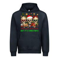 Navy When Your Dead Inside But It's Christmas Urban Hoodie - BundleAndBundleShop