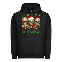 Pigment Black When Your Dead Inside But It's Christmas Urban Hoodie - BundleAndBundleShop