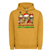 Pigment Peanut Butter When Your Dead Inside But It's Christmas Urban Hoodie - BundleAndBundleShop